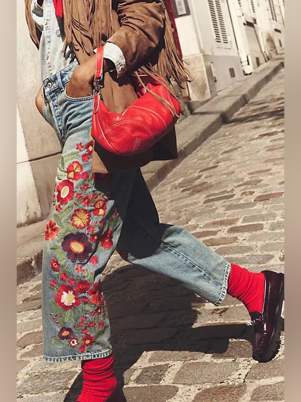 We The Free Willow Floral Embroidered Jeans - Picture 5 of 7